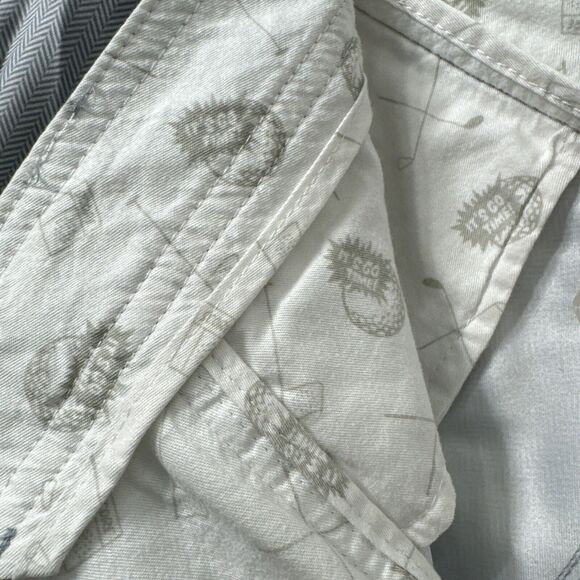 Puma Golf Pants Cobra Size S White Checkered Pattern Mid Rise Slim Fit Casual - Picture 14 of 15